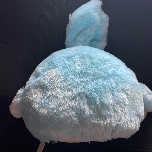 Kellytoy Easter Bunny Rabbit Spring Blue Plush Buck Teeth Stuffed Animal 18 - Picture 2 of 3